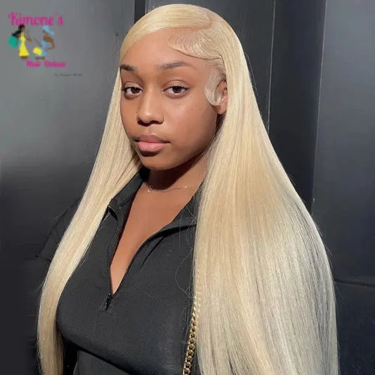 613 Blonde Straight HD Lace Front Wig | 13x4 & 13x6 Lace | 200% Density | Human Hair | Kimone's Hair Deluxe Kimone's Hair Deluxe