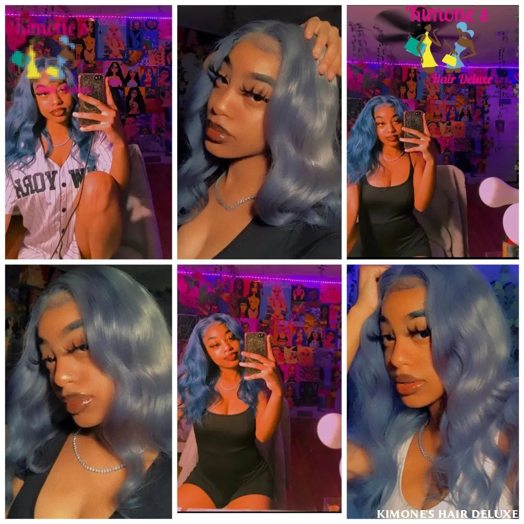 613 Transparent Lace Front Wig(Bodywave)12-24Inches 180% 13X4 200168148