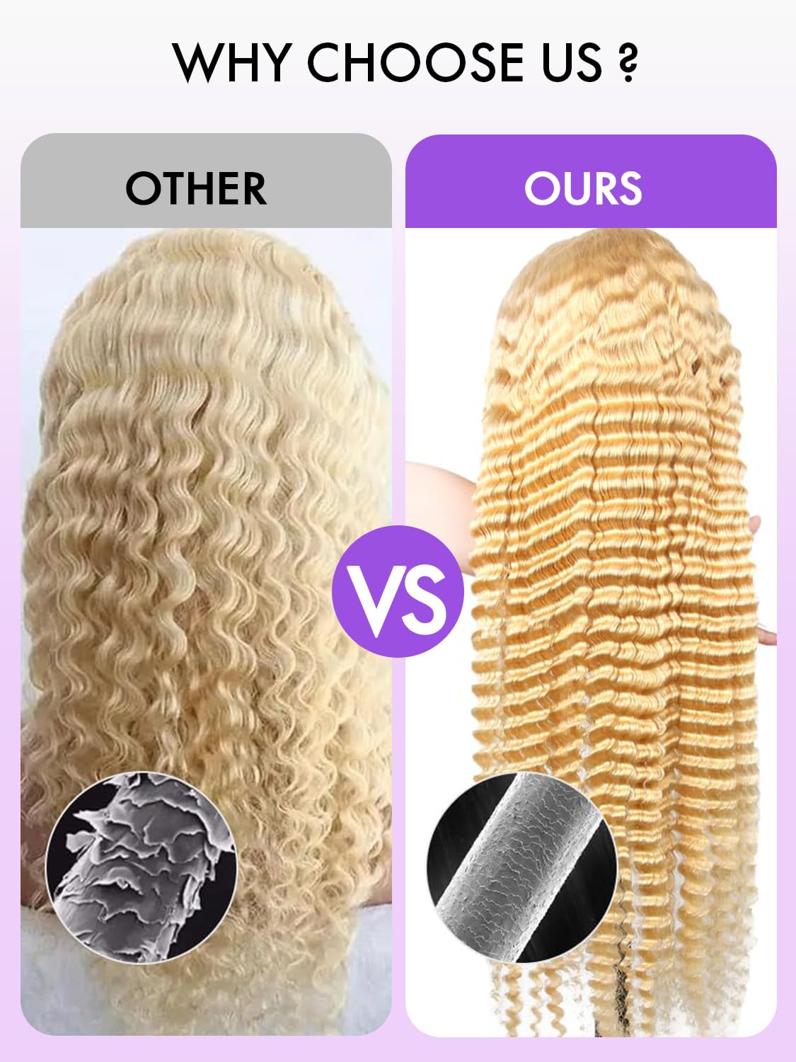 Blonde 613 Loose Wave 13x6 HD Lace Front Wig | Effortless Waves