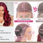 99J Red Skunk Stripe Body Wave Wig | 13x6 HD Lace Front | 180% Density | Pre-Plucked | Kimone's Hair Deluxe Kimone's Hair Deluxe
