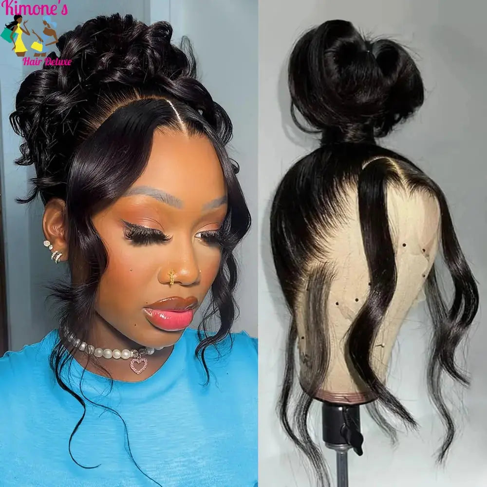 Sleek & Silky | 360 Full Lace Wig | Straight Human Hair | Undetectable Lace | 200% & 220% Density Kimone's Hair Deluxe