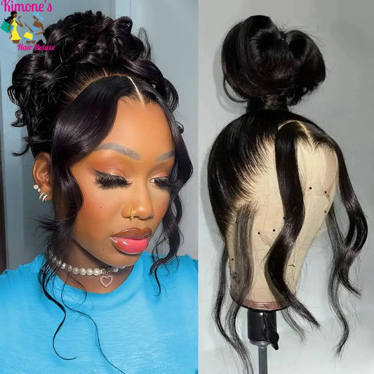 Sleek & Silky | 360 Full Lace Wig | Straight Human Hair | Undetectable Lace | 200% & 220% Density Kimone's Hair Deluxe