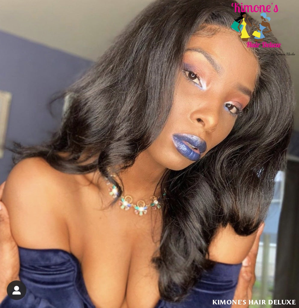 360 Medium Brown Malaysian Lace Front Bodywave Wig Pre Plucked Remy Hair 150% 180% Density 200168148