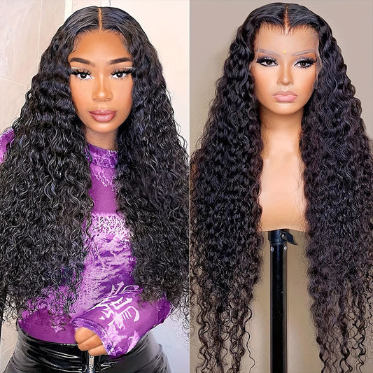 Deep Wave Lace Front Wig | 13x6 HD Undetectable  Lace | 250% Density | 16–40 Inch | Kimone's Hair Deluxe Dropshipman