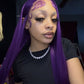 Purple Body Wave & Straight Wig | 13x6 HD Lace Front | Virgin Human Hair | Pre-Plucked | Kimone's Hair Deluxe Kimone's Hair Deluxe