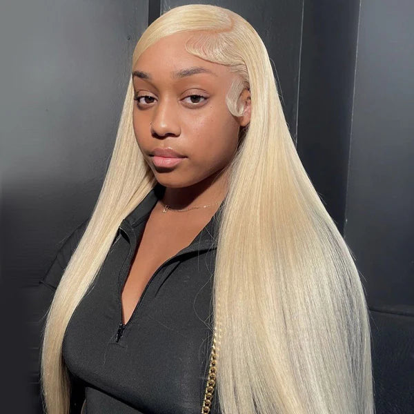 613 Blonde Straight HD Lace Front Wig | 13x4 & 13x6 Lace | 200% Density | Human Hair | Kimone's Hair Deluxe