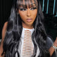 Effortless Waves | Loose Wave Wispy Bangs Wig | 7x5 & 13x4 HD Transparent Lace | Glueless | 150% & 180% Density Kimone's Hair Deluxe