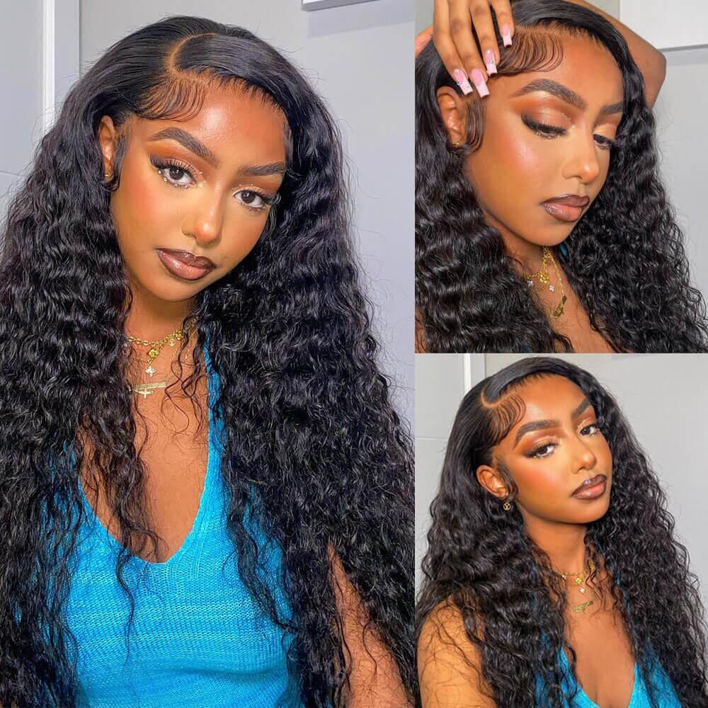 Deep Wave Wig | 13x6 HD Lace Front | 100% Virgin Human Hair | 180% Density | Kimone's Hair Deluxe Dropshipman