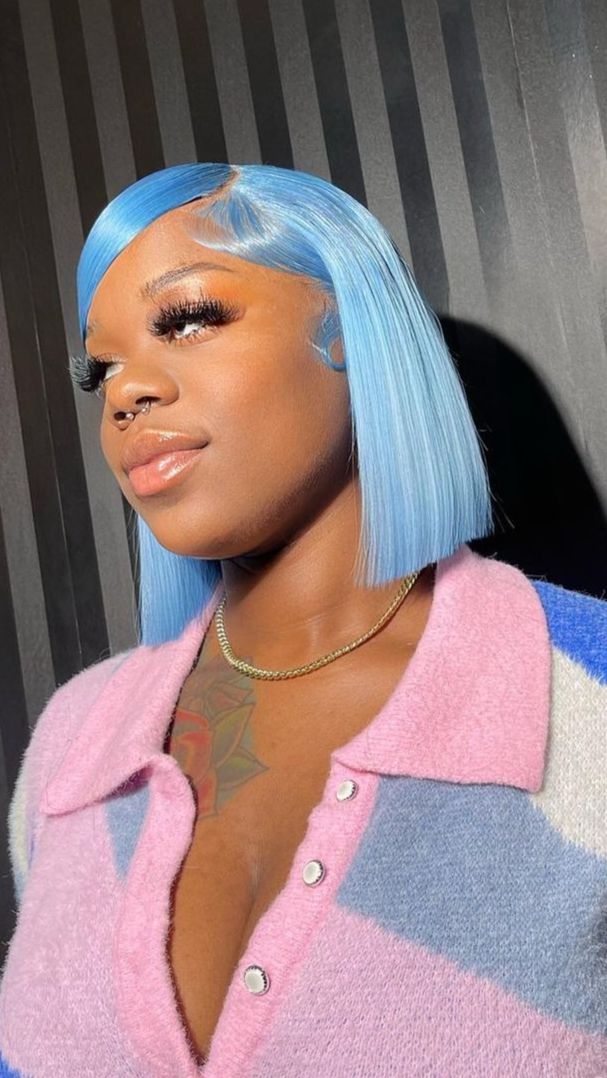Colored Bob Wig | 13x6 HD Lace Front | Virgin Human Hair | Straight | Kimone's Hair Deluxe Kimone's Hair Deluxe