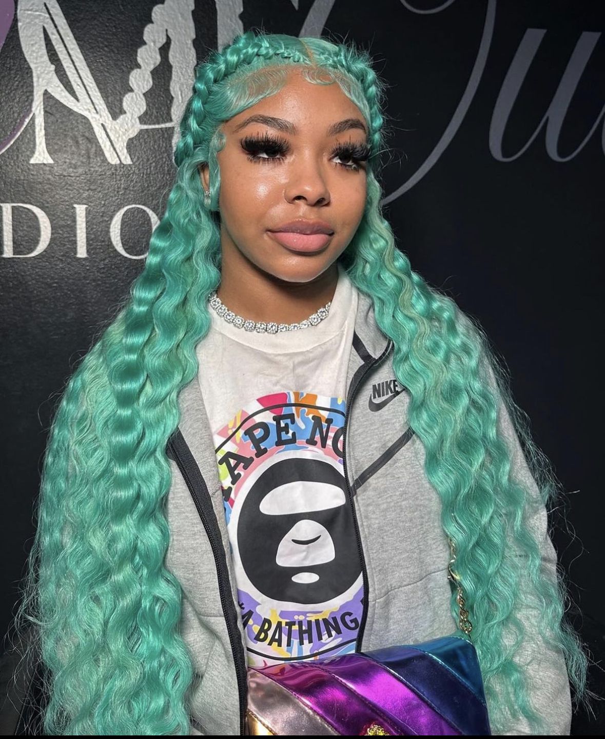 Aquamarine Loose Deep Wave Wig | 13x6 HD Lace | 18–32 Inches