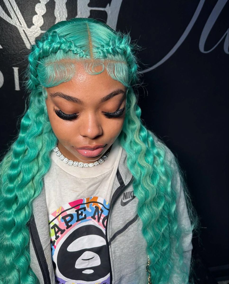Aquamarine Loose Deep Wave Wig | 13x6 HD Lace | 18–32 Inches