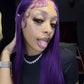 Purple Body Wave & Straight Wig | 13x6 HD Lace Front | Virgin Human Hair | Pre-Plucked | Kimone's Hair Deluxe Kimone's Hair Deluxe