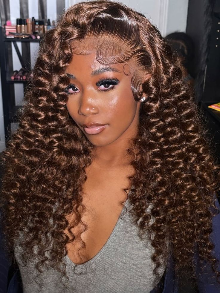 Effortless Waves Brown Loose Wave HD Lace Front Wig