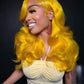 Yellow Body Wave & Straight Wig | 13x6 HD Lace Front | Virgin Human Hair | Pre-Plucked | Kimone's Hair Deluxe Kimone's Hair Deluxe