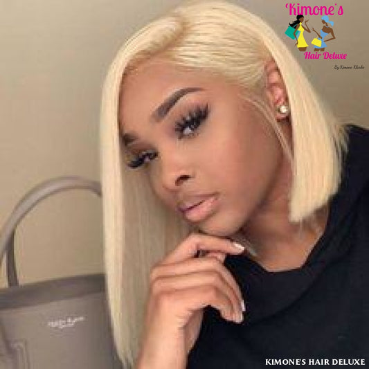 613 13X4 Transparent Lace Front Bob Wigs 10 Inch180% Density 613/blonde / 10Inches 200168148