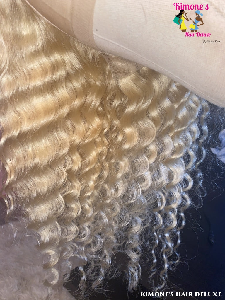 613 Frontal Wig Curly 13X4 T Lace Lace Front Human Hair Wigs Transparent Preplucked Remy 180%