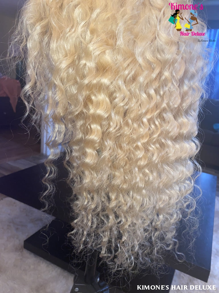 613 Frontal Wig Curly 13X4 T Lace Lace Front Human Hair Wigs Transparent Preplucked Remy 180%