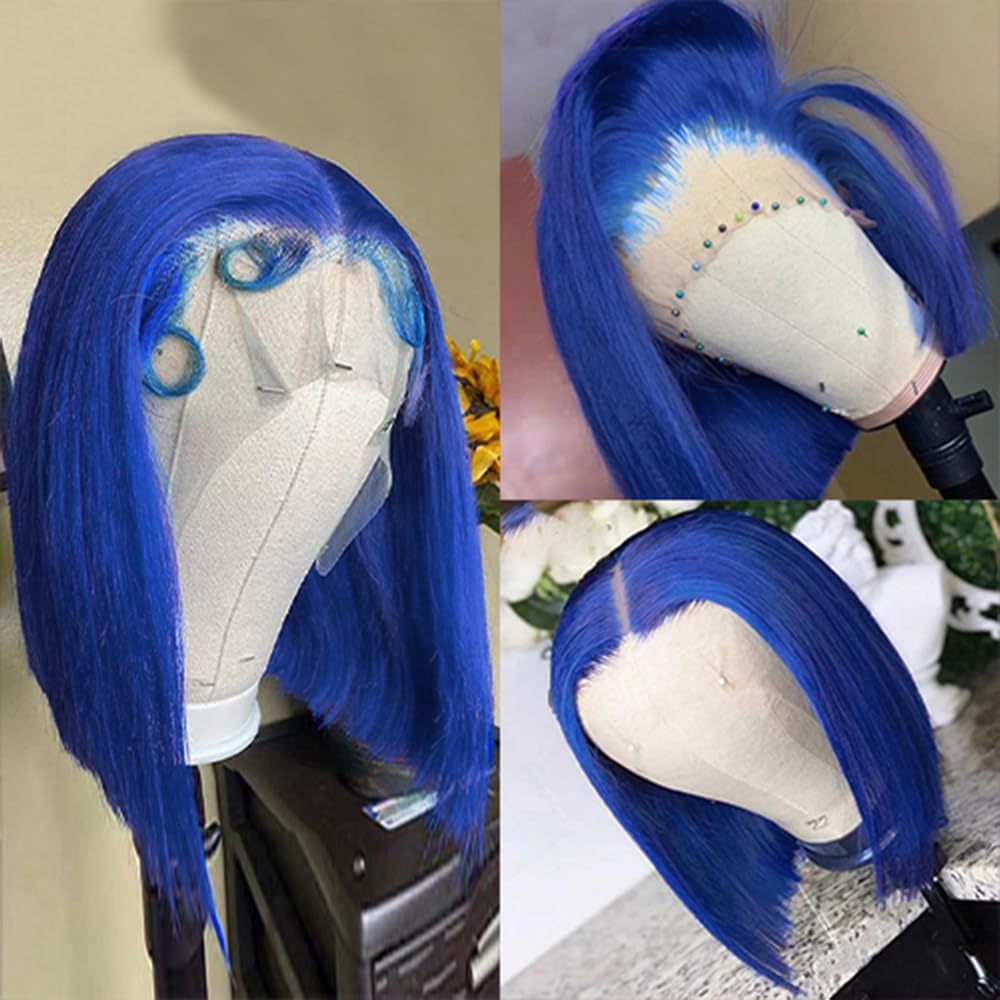Colored Bob Wig | 13x6 HD Lace Front | Virgin Human Hair | Straight | Kimone's Hair Deluxe Kimone's Hair Deluxe