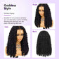 Mermaid Curls Burmese Curly Wig | 13x6 HD Lace Front | 250% Density | 100% Virgin Human Hair | Kimone's Hair Deluxe Dropshipman