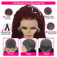 Bold Color Burmese Curly Wig | 99J | 13x6 HD Lace Front | 200% Density | 100% Virgin Human Hair | Kimone's Hair Deluxe Kimone's Hair Deluxe