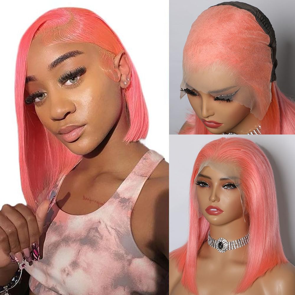 Colored Bob Wig | 13x6 HD Lace Front | Virgin Human Hair | Straight | Kimone's Hair Deluxe Kimone's Hair Deluxe