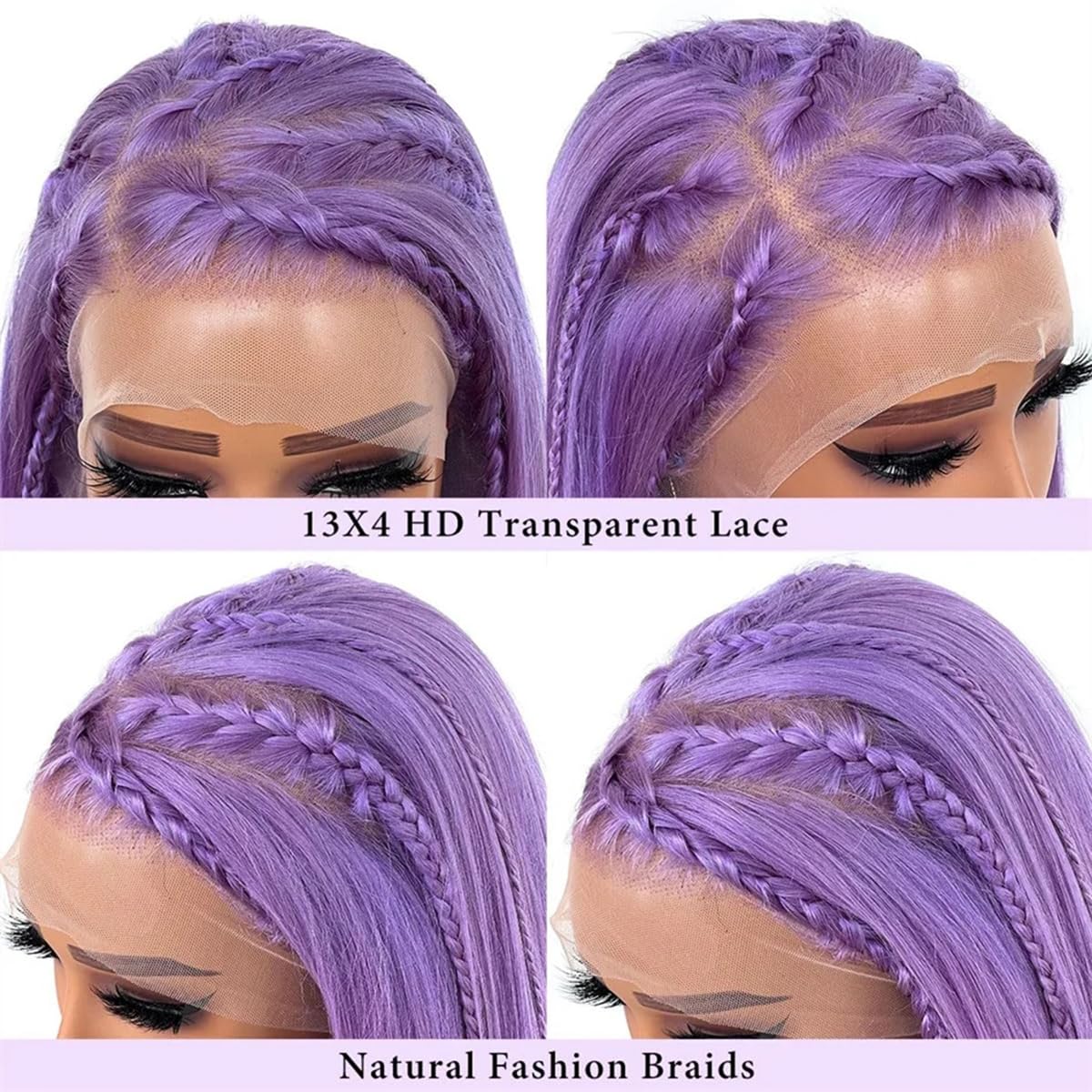 Lavender Loose Deep Wave Wig | Mermaid Hair | 13x6 HD Lace | 20–34 Inches