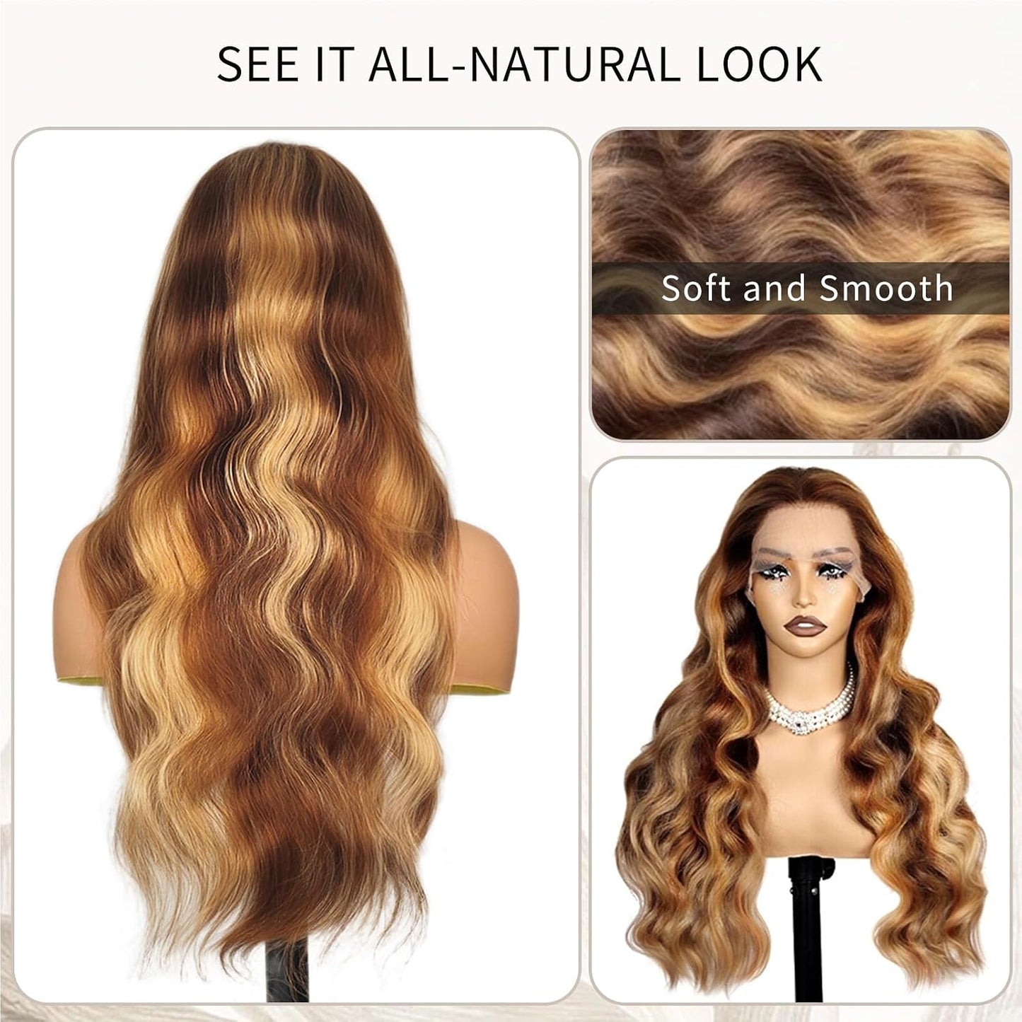 Vacation Hair Body Wave 13x6 HD Lace Front Wig | Honey Blonde 4/27 | 220% Density | 18"-32" Kimone's Hair Deluxe