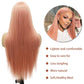Salmon Pink Body Wave & Straight Wig | 13x6 HD Lace Front | 100% Virgin Human Hair | Pre-Plucked | Kimone's Hair Deluxe Kimone's Hair Deluxe