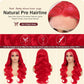 Bold Color Body Wave 13x4 HD Lace Front Wig | Red | Pre-Plucked | 20"-32" Kimone's Hair Deluxe