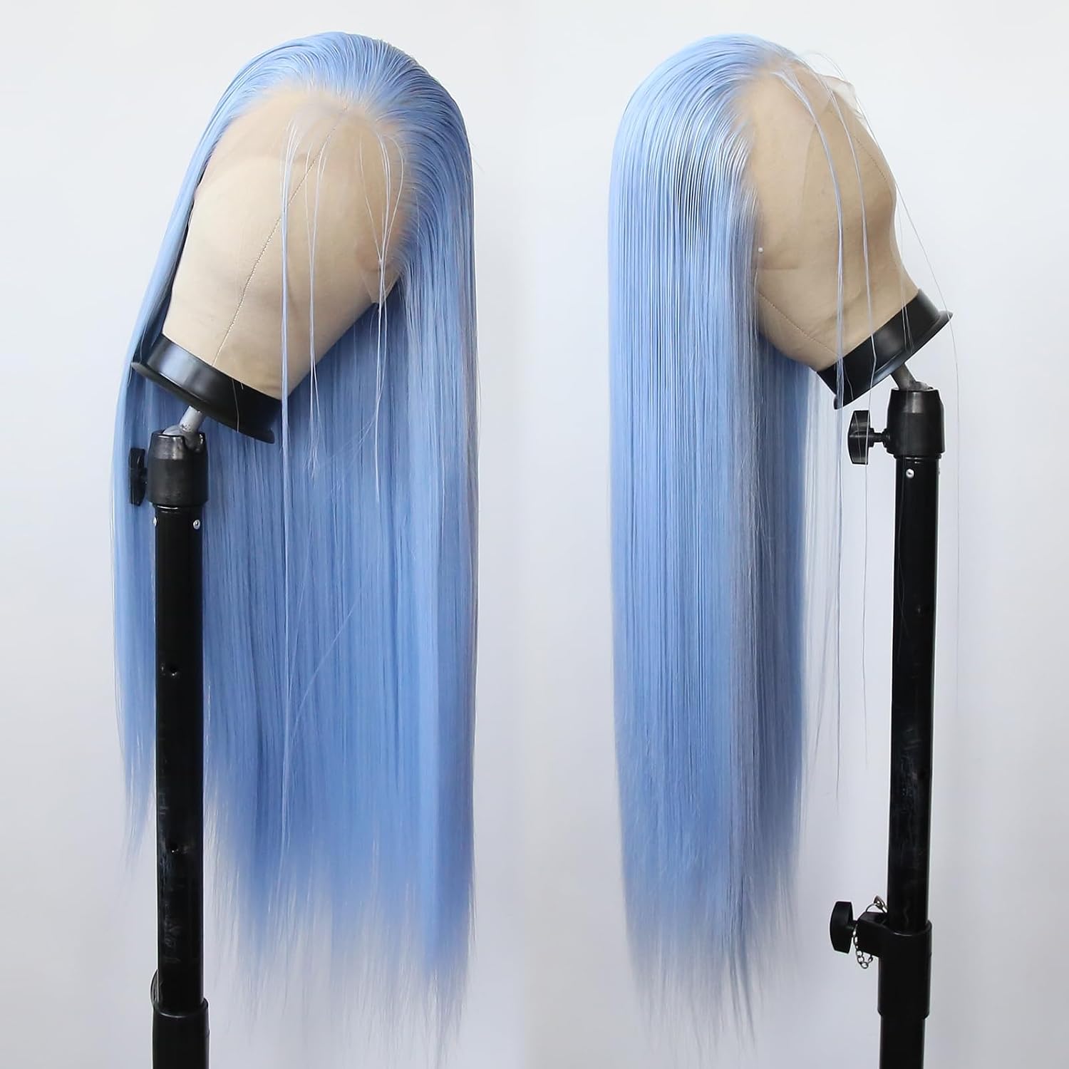 Sky Blue Body Wave & Straight Wig | 13x6 HD Lace Front | 100% Virgin Human Hair | Pre-Plucked | Kimone's Hair Deluxe Dropshipman