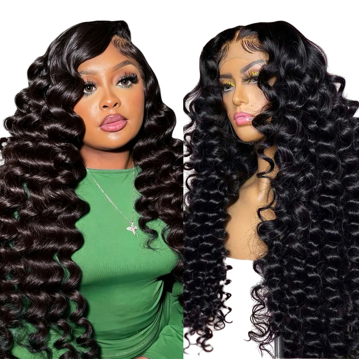 Loose Wave HD Lace Front Wig | Natural Black 1B | Kimone's Hair Deluxe