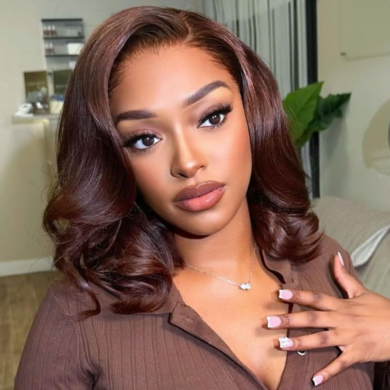 Vacation Hair Loose Wave Glueless Wig | Chocolate Brown | 180% Density | 18"-26" Dropshipman