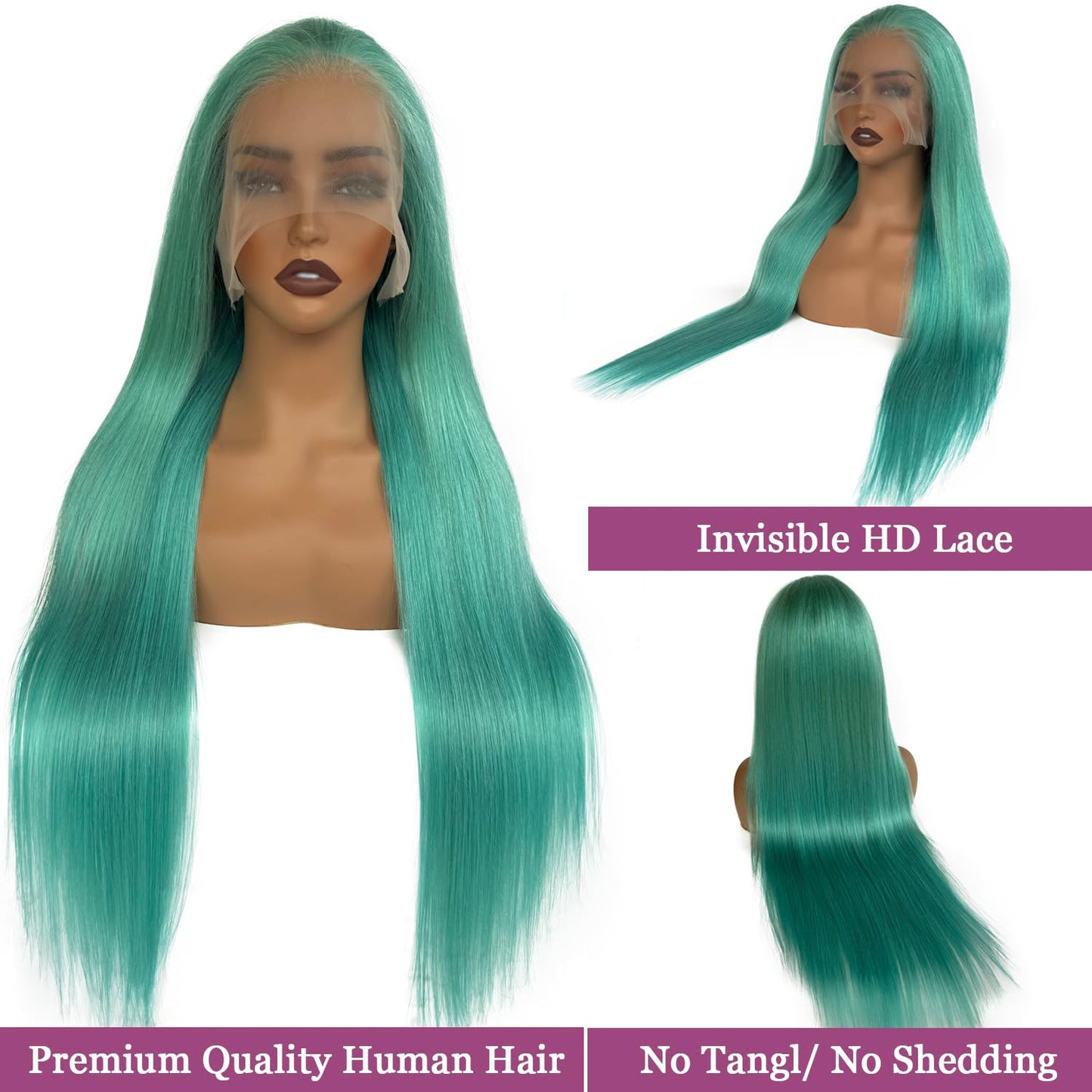 Aquamarine Body Wave & Straight Wig | 13x6 HD Lace Front | 100% Virgin Human Hair | Pre-Plucked | Kimone's Hair Deluxe Dropshipman