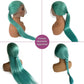 Aquamarine Body Wave & Straight Wig | 13x6 HD Lace Front | 100% Virgin Human Hair | Pre-Plucked | Kimone's Hair Deluxe Dropshipman
