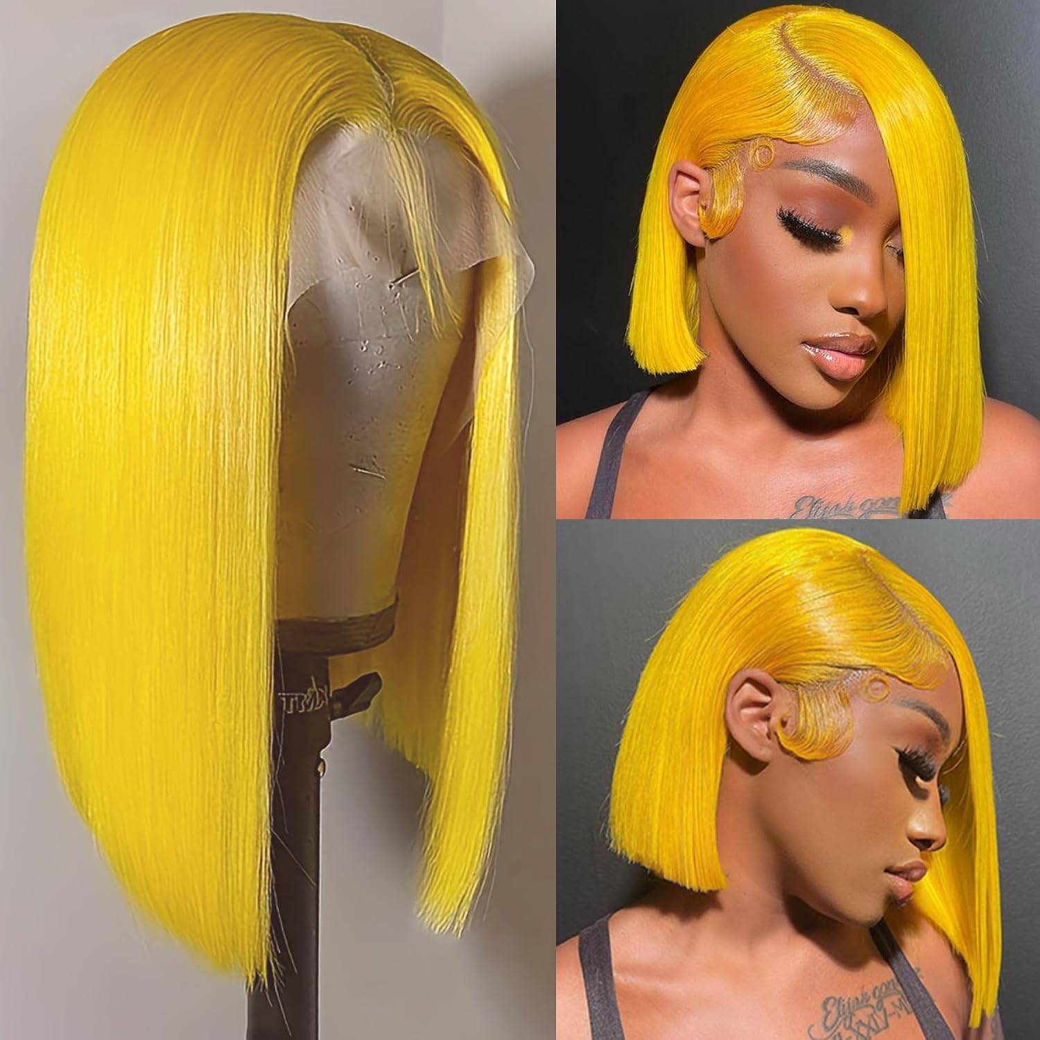 Colored Bob Wig | 13x6 HD Lace Front | Virgin Human Hair | Straight | Kimone's Hair Deluxe Kimone's Hair Deluxe