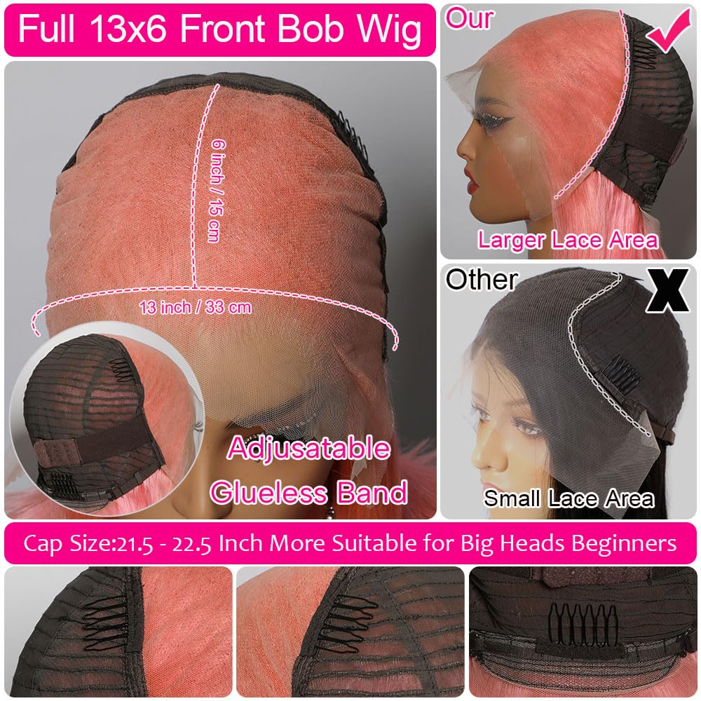 Colored Bob Wig | 13x6 HD Lace Front | Virgin Human Hair | Straight | Kimone's Hair Deluxe Kimone's Hair Deluxe