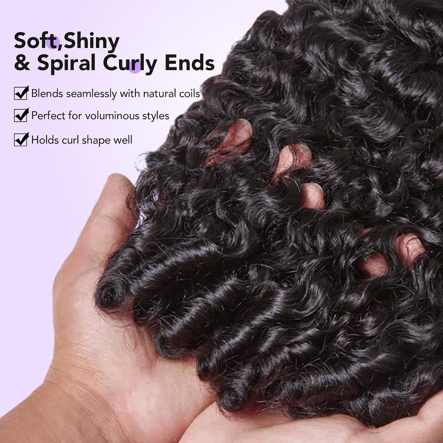 Mermaid Curls Burmese Curly Wig | 13x6 HD Lace Front | 250% Density | 100% Virgin Human Hair | Kimone's Hair Deluxe Dropshipman