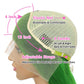 13X4 HD 10A Lime Green Straight Lace 180% Wig 10-28
