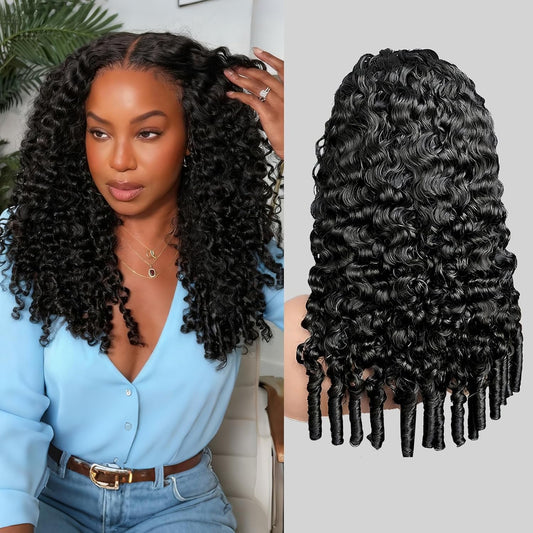 Mermaid Curls Burmese Curly Wig | 13x6 HD Lace Front | 250% Density | 100% Virgin Human Hair | Kimone's Hair Deluxe Dropshipman