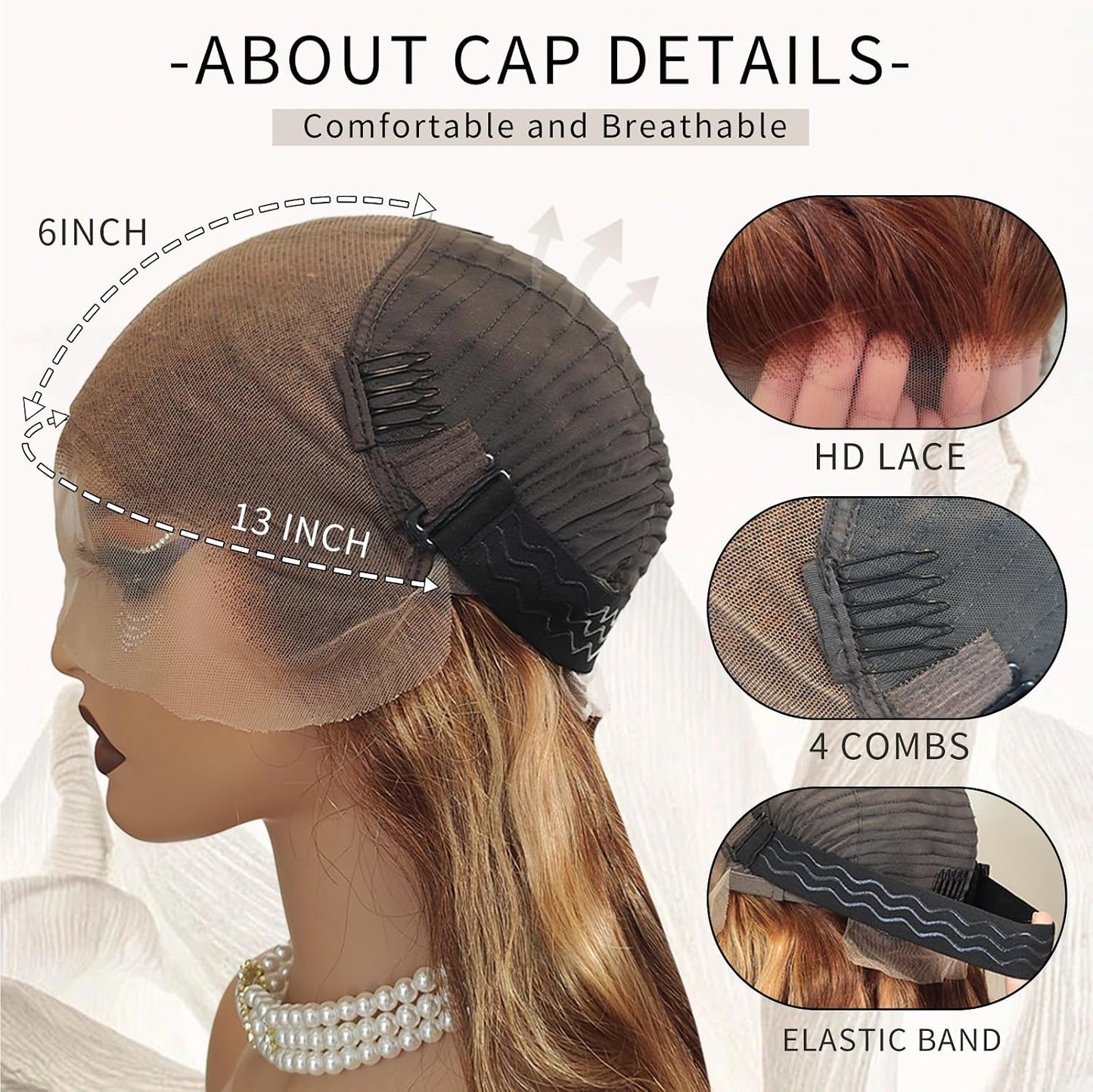 Vacation Hair Body Wave 13x6 HD Lace Front Wig | Honey Blonde 4/27 | 220% Density | 18"-32" Kimone's Hair Deluxe
