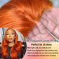 13x4 12A Ginger Bright Orange HD Transparent 180% Lace Front  Body Wave 100%Peruvian Virgin Hair