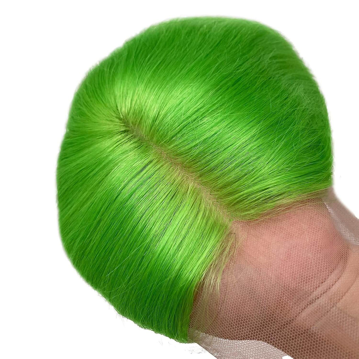 Bold Color | Neon Green Deep Wave Wig | 13x6 HD Lace Front | 180% Density | 100% Human Hair | 20"-34"