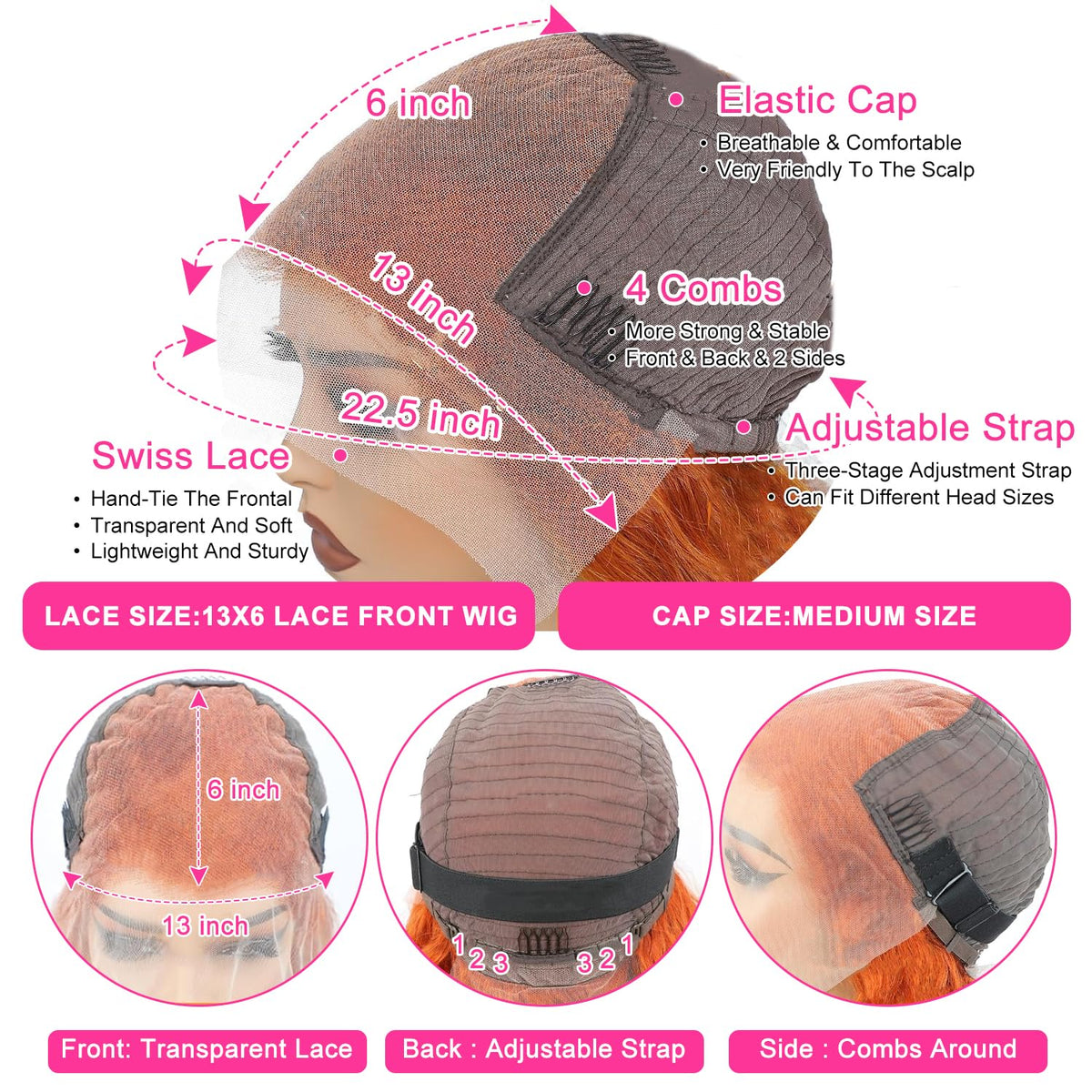 Effortless Waves Ginger Loose Wave HD Lace Front Wig