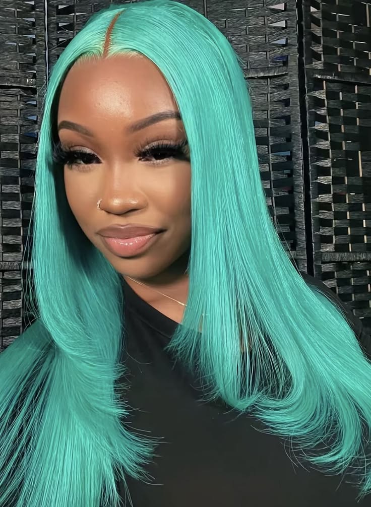 Aquamarine Body Wave & Straight Wig | 13x6 HD Lace Front | 100% Virgin Human Hair | Pre-Plucked | Kimone's Hair Deluxe Dropshipman
