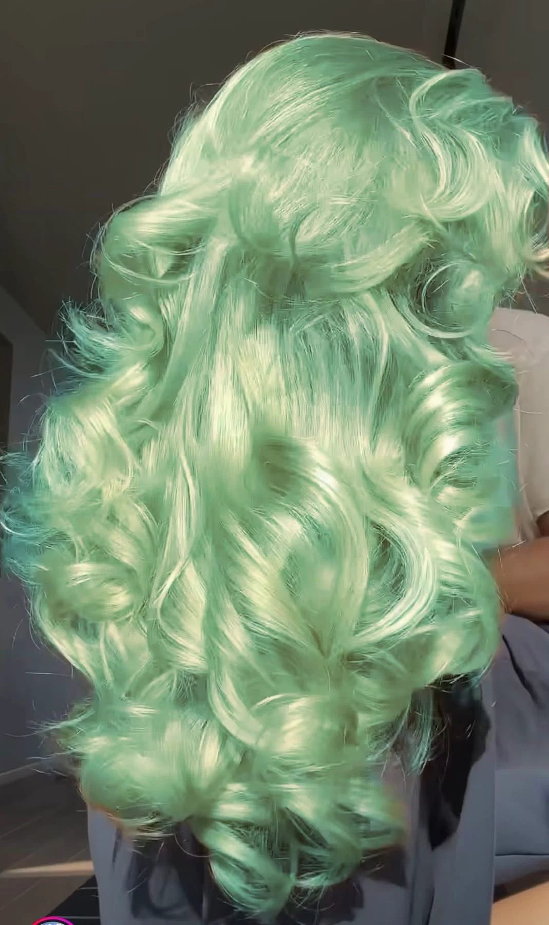 Mint Green Body Wave & Straight Wig | 13x6 HD Lace Front | 100% Virgin Human Hair | Pre-Plucked | Kimone's Hair Deluxe Kimone's Hair Deluxe