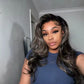 1B/27 Ombre Highlight Body Wave Wig | 13x6 Undetectable HD Lace | Pre-Plucked | Everyday Wear, Glueless | Kimone's Hair Deluxe Kimone's Hair Deluxe