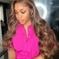 Effortless Waves Honey Blonde Ombre | 13x4 Glueless Lace Front Wig Kimone's Hair Deluxe