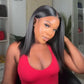 Kinky Straight Bob Wig | Clean Girl Aesthetic | Glueless | 7x5