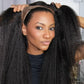 4C Edges Kinky Straight Wig | 13x4 UHD Lace | 220% Density | 100% Virgin Hair | Pre-Cut Lace | Kimone's Hair Deluxe Dropshipman