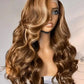 Effortless Waves Honey Blonde Ombre | 13x4 Glueless Lace Front Wig Kimone's Hair Deluxe